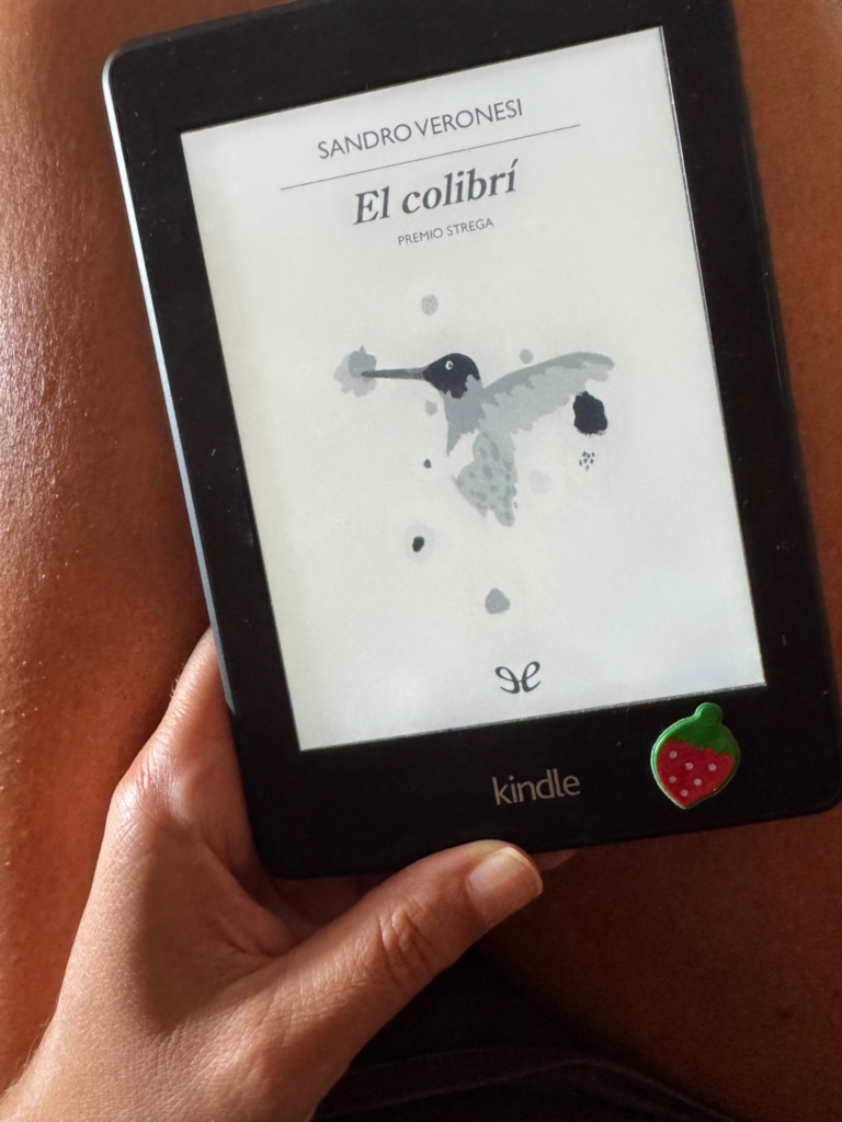 Portada del libro en formato ebook, El colibrí, de Sandro Veronesi